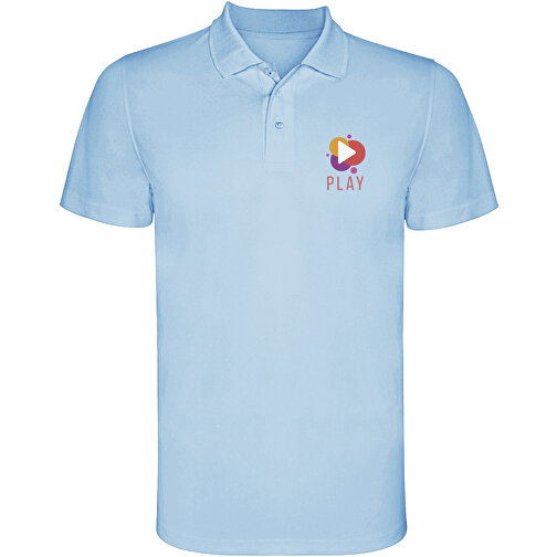 Polo deportivo de manga corta para hombre 'Monzha', Imagen 2