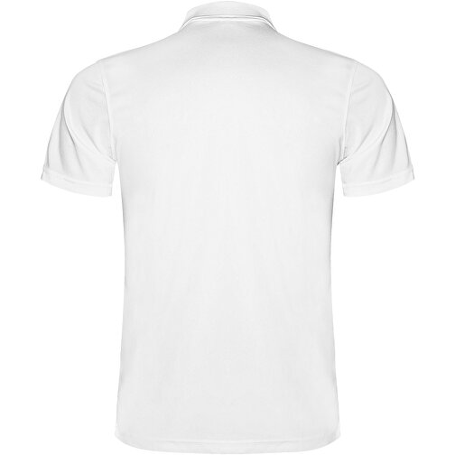 Monzha Sport Poloshirt Für Herren , weiss, Piqué Strick 100% Polyester, 150 g/m2, 2XL, , Bild 3