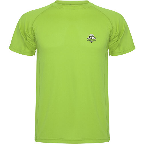 Montecarlo Sport T-Shirt Für Kinder , lime / green lime, Piqué Strick 100% Polyester, 150 g/m2, 4, , Bild 2