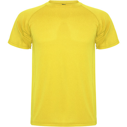 Montecarlo Sport T-Shirt Für Kinder , gelb, Piqué Strick 100% Polyester, 150 g/m2, 12, , Bild 1