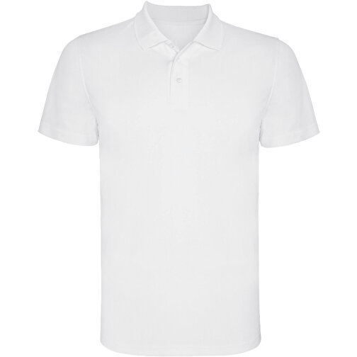 Monzha Sport Poloshirt Für Kinder , weiß, Piqué Strick 100% Polyester, 150 g/m2, 12, , Bild 1