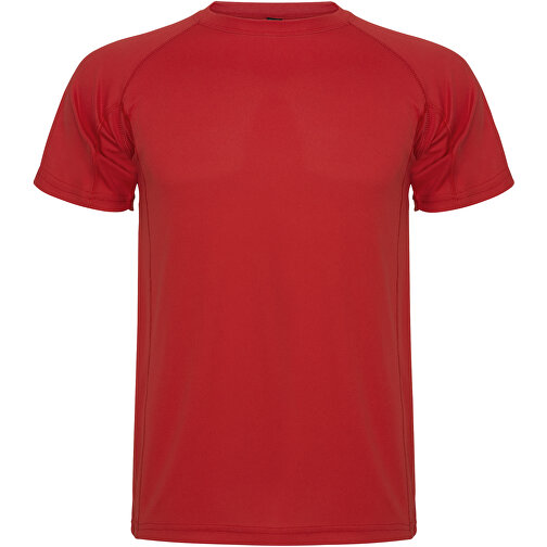 Montecarlo Sport T-Shirt Für Herren , rot, Piqué Strick 100% Polyester, 150 g/m2, M, , Bild 1