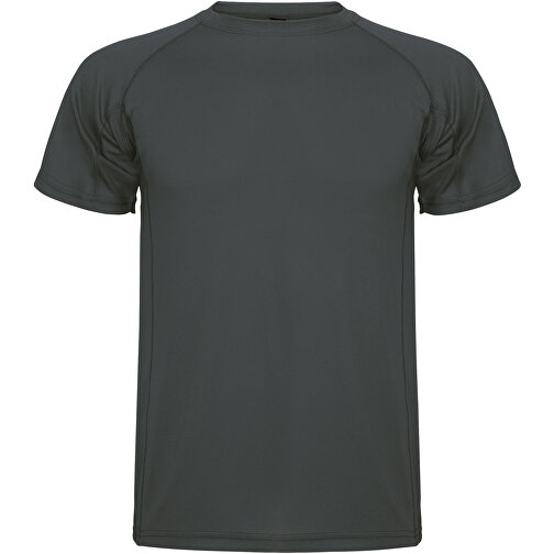 Montecarlo Sport T-Shirt Für Herren , dark lead, Piqué Strick 100% Polyester, 150 g/m2, L, , Bild 1