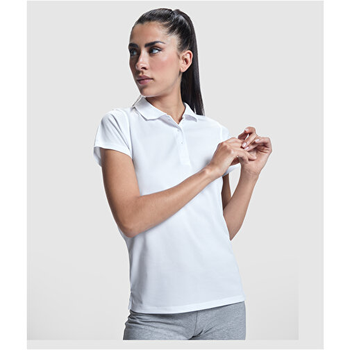 Monzha Sport Poloshirt Für Damen , türkis, Piqué Strick 100% Polyester, 150 g/m2, M, , Bild 4