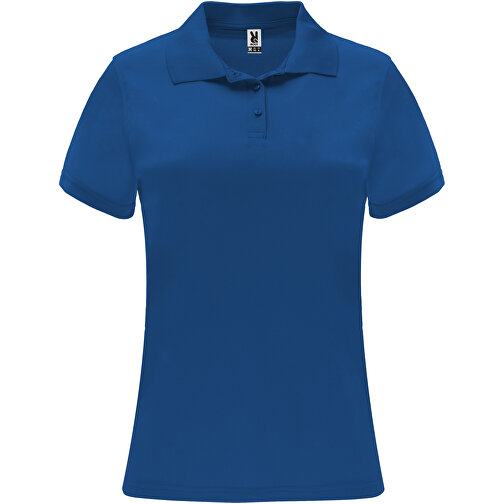 Monzha Sport Poloshirt Für Damen , royal, Piqué Strick 100% Polyester, 150 g/m2, 2XL, , Bild 1