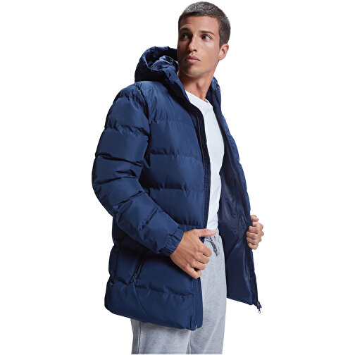 Nepal Isolierter Parka Unisex , navy blue, Taft 100% Polyester, 110 g/m2, Lining, Taft 100% Polyester, 65 g/m2, Padding/filling,  100% Polyester, 160 g/m2, 2XL, , Bild 3