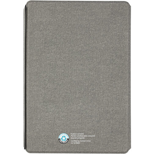 Notu Schreibmappe , grau, FSC certified paper, 22,50cm x 1,80cm x 16,00cm (Länge x Höhe x Breite), Bild 5