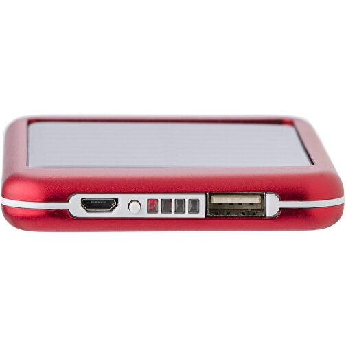 Solcelle-powerbank i aluminium Drew, Billede 2