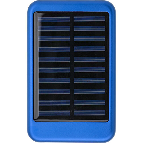 Aluminiowy powerbank solarny Drew, Obraz 2