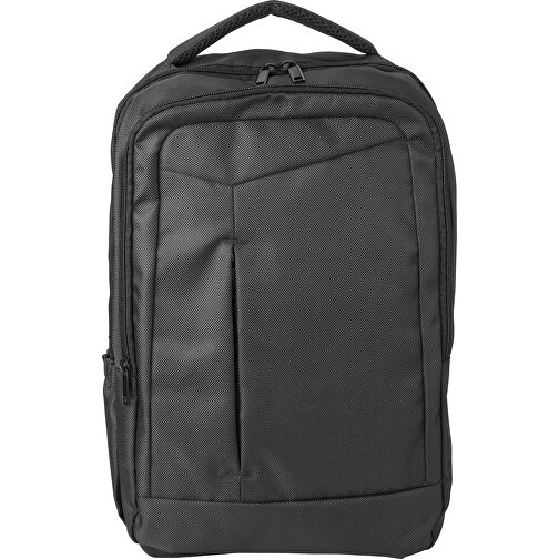 Rucksack Aus Polyester Cassandre , schwarz, Polyester, Polyester 1680D, 49,00cm x 6,00cm x 34,00cm (Länge x Höhe x Breite), Bild 1