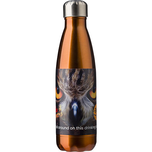 Bottiglia da bere (650 ml) in acciaio inox Sumatra, Immagine 5