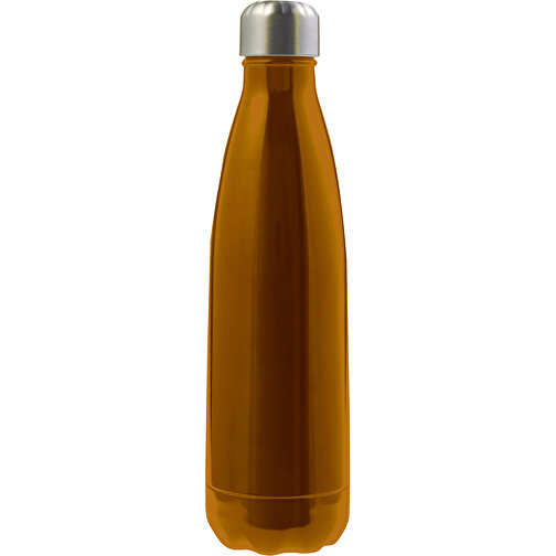 Doppelwandige Trinkflasche Aus Edelstahl Lombok , orange, Edelstahl 201, , Bild 1
