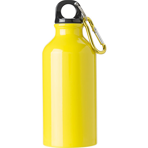 Trinkflasche Aus Aluminium Santiago , gelb, Aluminium, Plastik, Metall, PP, , Bild 1
