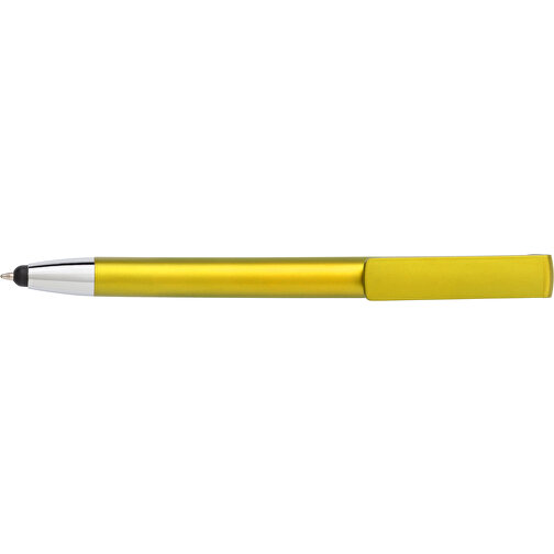 Kugelschreiber Aus ABS-Kunststoff Calvin , gelb, ABS, Plastik, , Bild 1