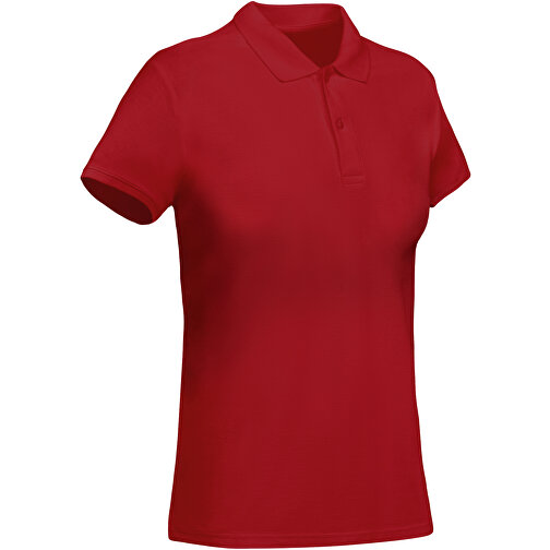 Prince Poloshirt Für Damen , rot, Piqué Strick 100% Bio Baumwolle, 210 g/m2, S, , Bild 4