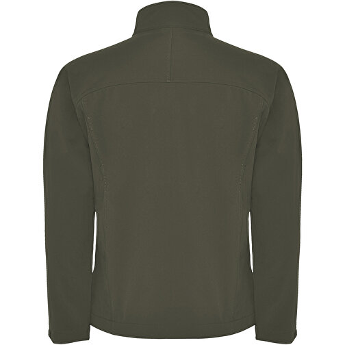 Rudolph Softshelljacke Unisex , dark military green, 95% Polyester, 5% Elastan, 300 g/m2, Bonding, Microfleece 100% Polyester, S, , Bild 3