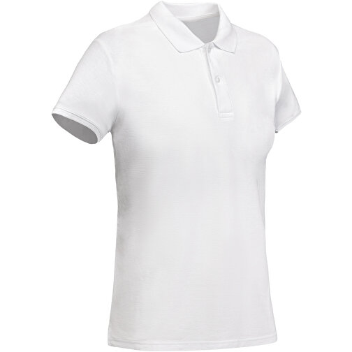 Prince Poloshirt Für Damen , weiß, Piqué Strick 100% Bio Baumwolle, 210 g/m2, 2XL, , Bild 3