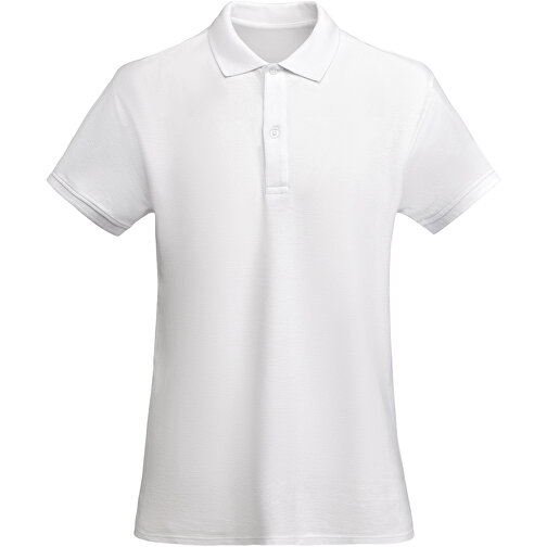 Prince Poloshirt Für Damen , weiß, Piqué Strick 100% Bio Baumwolle, 210 g/m2, XL, , Bild 1