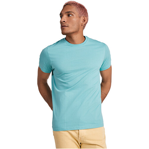 Stafford T-Shirt Für Herren , opal, Single jersey Strick 100% Baumwolle, 190 g/m2, 3XL, , Bild 4