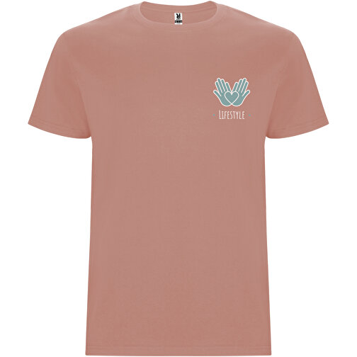 Stafford T-Shirt Für Herren , clay orange, Single jersey Strick 100% Baumwolle, 190 g/m2, 2XL, , Bild 2