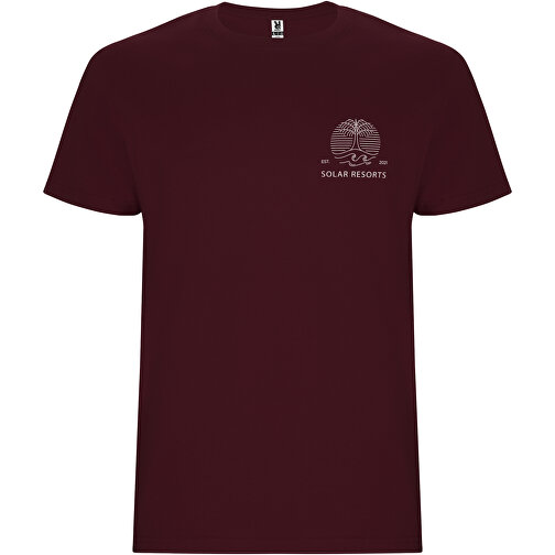 Stafford T-Shirt Für Herren , garnet, Single jersey Strick 100% Baumwolle, 190 g/m2, S, , Bild 2