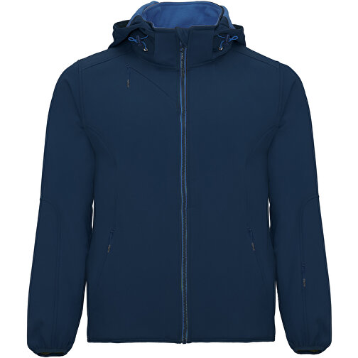 Siberia Softshelljacke Unisex , navy blue, Woven 92% Polyester, 8% Elastan, 300 g/m2, Lining, Microfleece 100% Polyester, M, , Bild 1