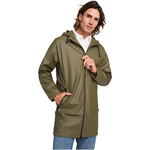 Sitka Regenmantel Für Herren , dark military green, Polyurethaan 100% Polyester, 210 g/m2, L, , Bild 4