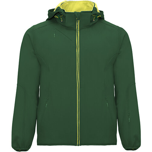 Siberia Softshelljacke Unisex , dunkelgrün, Woven 92% Polyester, 8% Elastan, 300 g/m2, Lining, Microfleece 100% Polyester, M, , Bild 1