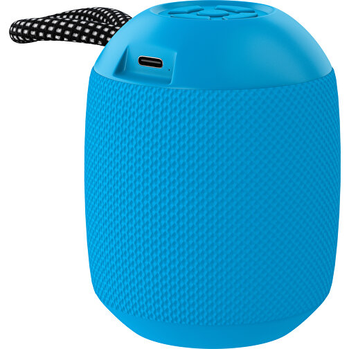 Lautsprecher GrooveFlex , himmelblau, Kunststoff, 88,00cm (Höhe), Bild 1