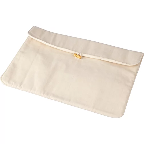 Sacoche pour ordinateur portable en coton (220 gr/m²) Dirk, Image 2