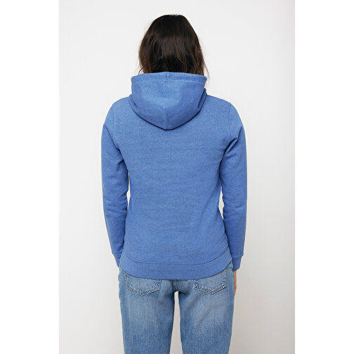 Iqoniq Torres Ungefärbter Hoodie Aus Recycelter Baumwolle , heather blue, 50% recycelte und 50% biologische Baumwolle, XXXL, 81,00cm x 1,00cm (Länge x Höhe), Bild 9