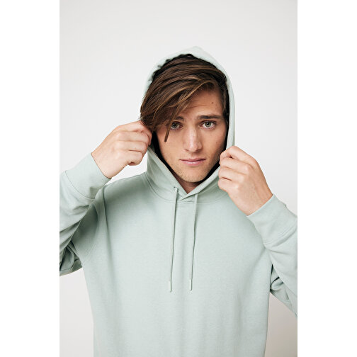 Iqoniq Jasper Hoodie Aus Recycelter Baumwolle , Iceberg green, 50% recycelte und 50% biologische Baumwolle, XXXL, 81,00cm x 1,00cm (Länge x Höhe), Bild 14