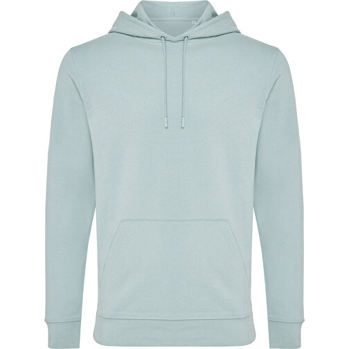 Iqoniq Jasper Hoodie Aus Recycelter Baumwolle , Iceberg green, 50% recycelte und 50% biologische Baumwolle, XS, 65,00cm x 1,00cm (Länge x Höhe), Bild 1