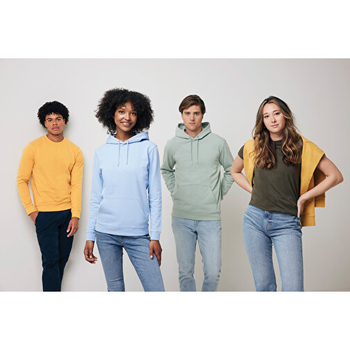 Iqoniq Jasper Hoodie Aus Recycelter Baumwolle , sky blue, 50% recycelte und 50% biologische Baumwolle, XXXL, 81,00cm x 1,00cm (Länge x Höhe), Bild 6