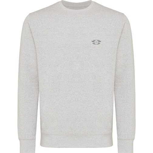 Iqoniq Etosha Lightweight Sweater Aus Recycelter Baumwolle , ungefärbte helles Grau, 30% recycelte und 70% biologische Baumwolle, XS, 64,00cm x 1,00cm (Länge x Höhe), Bild 4