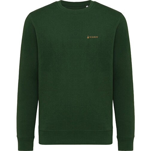 Iqoniq Etosha Lightweight Sweater Aus Recycelter Baumwolle , forest green, 30% recycelte und 70% biologische Baumwolle, XXXL, 80,00cm x 1,00cm (Länge x Höhe), Bild 3