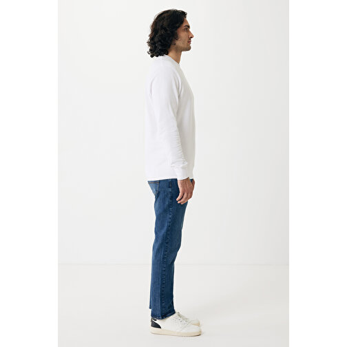 Iqoniq Etosha Lightweight Sweater Aus Recycelter Baumwolle , weiss, 30% recycelte und 70% biologische Baumwolle, M, 72,00cm x 1,00cm (Länge x Höhe), Bild 6