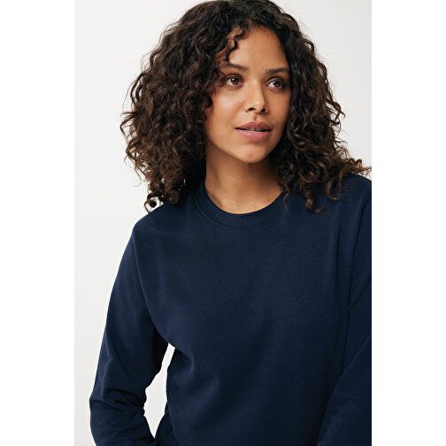 Iqoniq Etosha Lightweight Sweater Aus Recycelter Baumwolle , navy blau, 30% recycelte und 70% biologische Baumwolle, XXL, 78,00cm x 1,00cm (Länge x Höhe), Bild 9