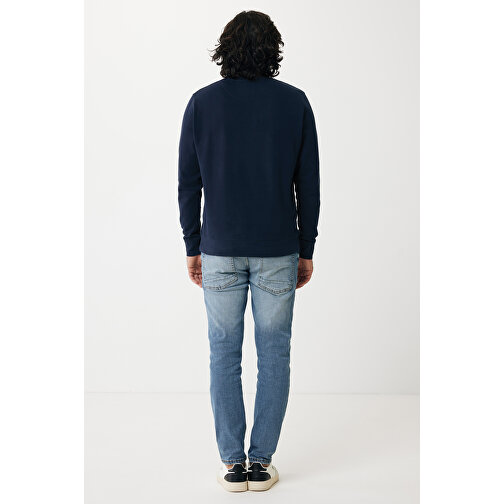 Iqoniq Etosha Lightweight Sweater Aus Recycelter Baumwolle , navy blau, 30% recycelte und 70% biologische Baumwolle, 4XL, 82,00cm x 1,00cm (Länge x Höhe), Bild 4