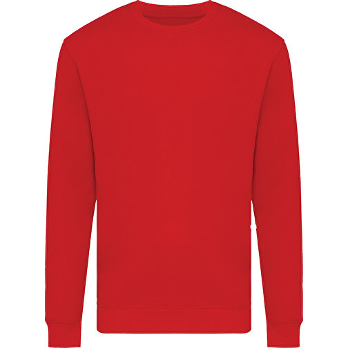 Iqoniq Zion Rundhals-Sweater Aus Recycelter Baumwolle , rot, 50% recycelte und 50% biologische Baumwolle, M, 72,00cm x 1,00cm (Länge x Höhe), Bild 1