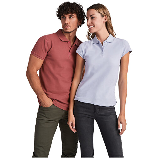 Star Poloshirt Für Damen , lila, Piqué Strick 100% Baumwolle, 200 g/m2, M, , Bild 4