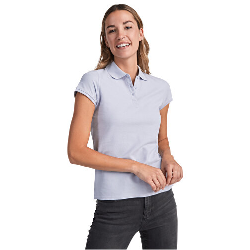 Star Poloshirt Für Damen , marl grey, Piqué Strick 100% Baumwolle, 200 g/m2, 3XL, , Bild 4