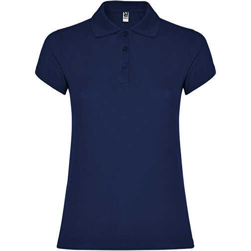 Star Poloshirt Für Damen , navy blue, Piqué Strick 100% Baumwolle, 200 g/m2, XL, , Bild 1