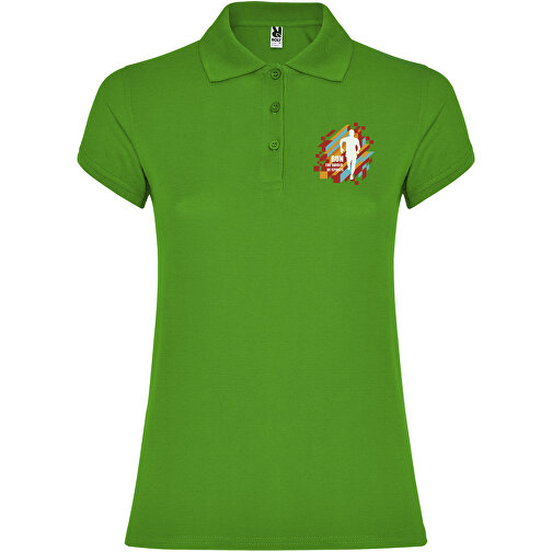 Star Poloshirt Für Damen , grass green, Piqué Strick 100% Baumwolle, 200 g/m2, 2XL, , Bild 2