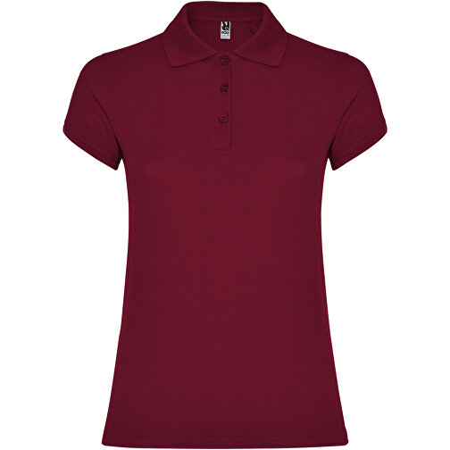 Star Poloshirt Für Damen , garnet, Piqué Strick 100% Baumwolle, 200 g/m2, XL, , Bild 1