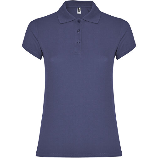 Star Poloshirt Für Damen , blue denim, Piqué Strick 100% Baumwolle, 200 g/m2, 3XL, , Bild 1
