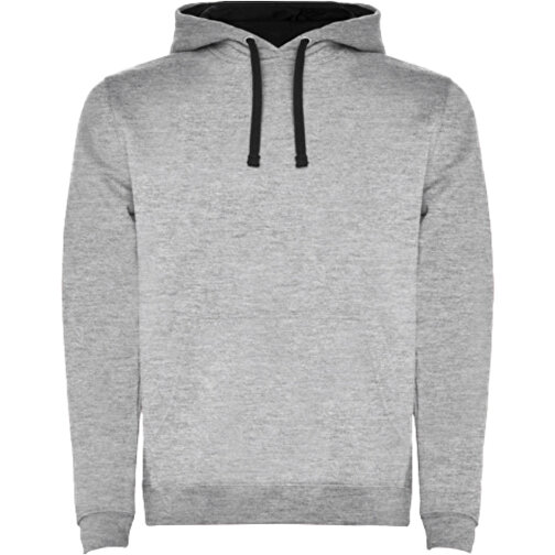 Urban Kapuzenpullover Für Herren , marl grey / black, Strick 50% Baumwolle, 50% Polyester, 280 g/m2, L, , Bild 1