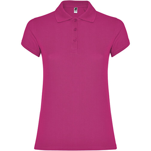 Star Poloshirt Für Damen , rossette, Piqué Strick 100% Baumwolle, 200 g/m2, L, , Bild 1