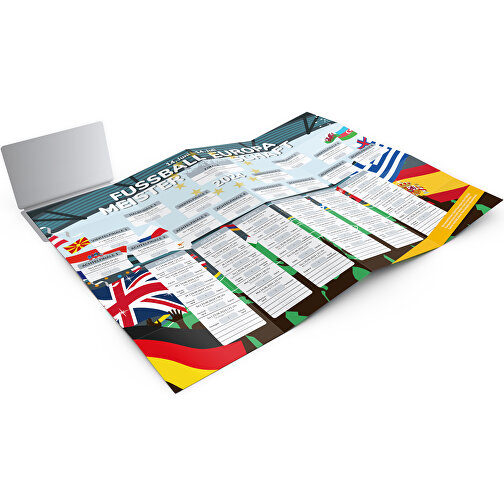 Sammenleggbart kart Concept-Card Large 30, glanset-individualisert, Bilde 1