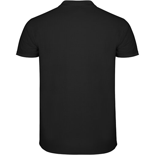 Star Poloshirt Für Kinder , schwarz, Piqué Strick 100% Baumwolle, 200 g/m2, 11/12, , Bild 3